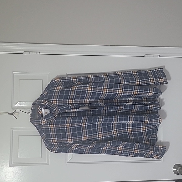 Denim & Flower Other - Denim & Flower Ricky Singh Plaid Textured Flannel Shirt Size Medium